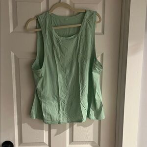 Lululemon Athletica Light Green Tank Top